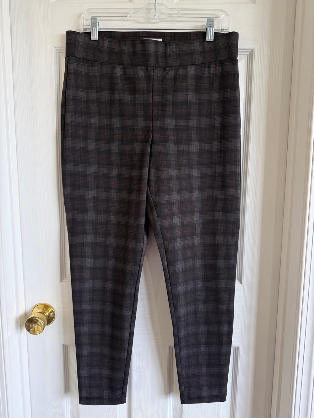 NWT LOFT Plaid Skinny Ponte Leggings